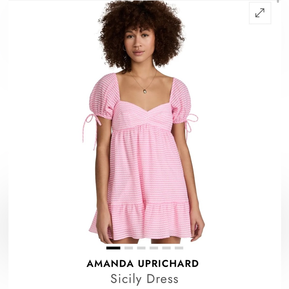 Amanda Uprichard Pink Sicily Dress